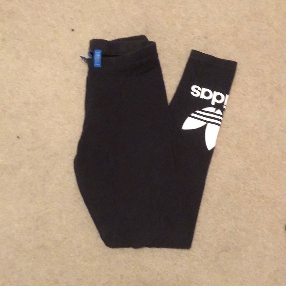 Adidas black cloth leggings!